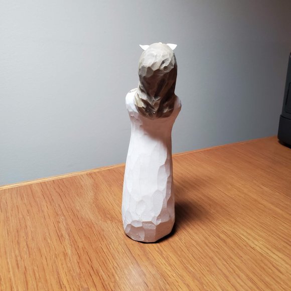 SOLD - Willow Tree Figurine, Soar 2012, ceramic girl figure with bird, NIB - Picture 7 of 10